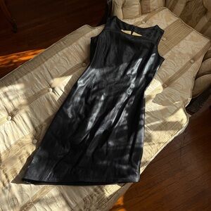 Michelle Garcia - Leather dress / Silk lining